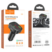 Hoco Car charger “E59 Promise” QC3.0 BT FM transmitter