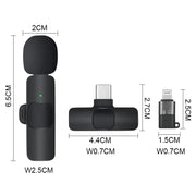 K8 Microphone Wireless For iPhone And Samsung Type-C