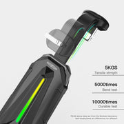 Moxom cable Armor warrior 2.4A colorful fast charging 90 degree- Lightning