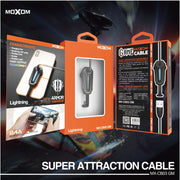 Moxom cable Armor warrior 2.4A colorful fast charging 90 degree- Lightning