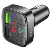 Hoco Car charger “E59 Promise” QC3.0 BT FM transmitter