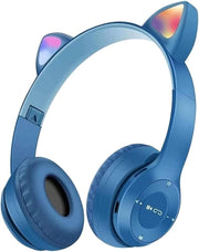 Wireless Headphones cat-ear color lights rgb for kids P47m