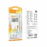 Hoco C125A Transparent tribute-port PD20W charger set(Type-C to Type-C)(EU)