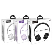 Hoco Headphones “W21 Graceful charm” wired headset with mic