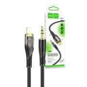 Hoco Aux Cable UPA25 Transparent Digital iphone Audio Conversion