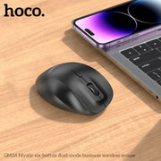 Hoco GM24 Wireless Mouse Dual-Mode Bluetooth 2.4gHz USB Side Buttons Wireless Mouse