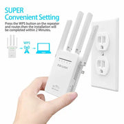 PIXLINK 300Mbps WR09 Wireless WIFI Router Repeater Booster Extender Home Network 802.11b/g/n RJ45 2 Ports Wilreless-N Wi-Fi