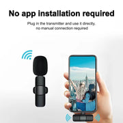 K8 Microphone Wireless For iPhone And Samsung Type-C