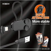 Moxom cable Armor warrior 2.4A colorful fast charging 90 degree- Lightning