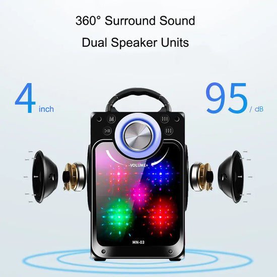 MN Wireless karaoke Speaker outdoor portable