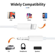 Lightning Model MH021 To 3.5 Aux Audio Adapter Cable