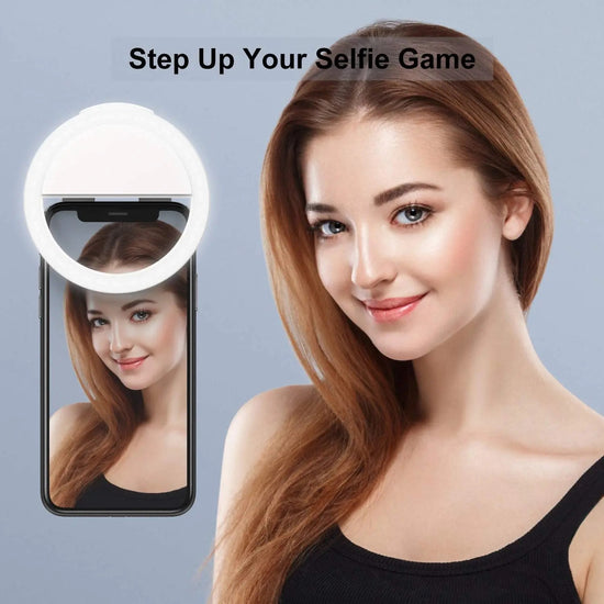 Selfie ring light rechargeable