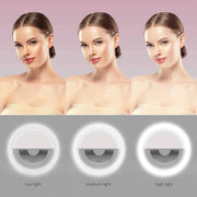 Selfie ring light rechargeable