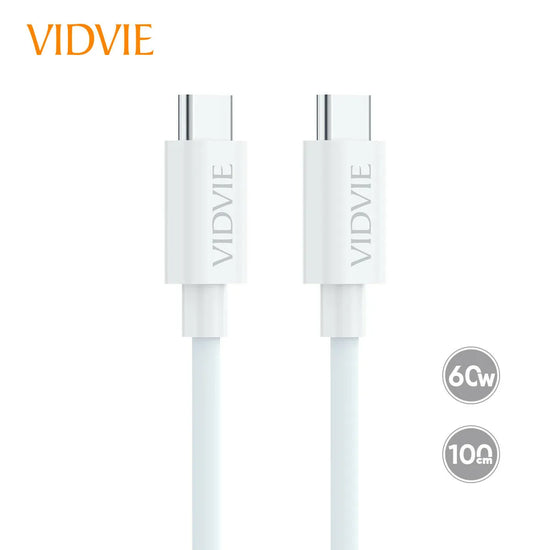 VIDVIE Type C to Type C USB Fast Charger Cable PD 60W