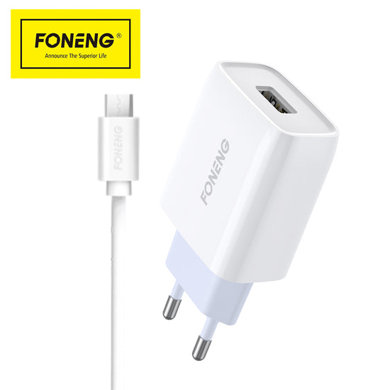 Foneng charger 2.4A fast charger kit for micro, EU29 120cm