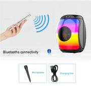 Portable mini Speaker Wireless Karaoke with Mic 4inch