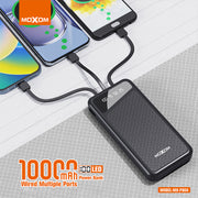 MOXOM PowerBank MX-PB68 10000mAh 2.4A multiple ports - 3in1 cable