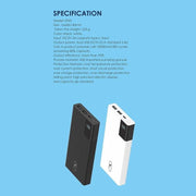 SkyDolphin PowerBank 10000mah dual input/type-c output