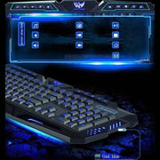 Gaming keyboard m200 3 colors led illuminated pc Gamer keyboard