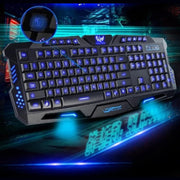 Gaming keyboard m200 3 colors led illuminated pc Gamer keyboard