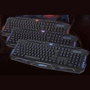 Gaming keyboard m200 3 colors led illuminated pc Gamer keyboard