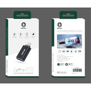 Green Lightning to USB 3.0 OTG, fast data transfer for iPhones