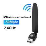 Driver-Free USB WiFi Adapter, Dual-Frequency 2.4, 150m WiFi Adapter for Desktop, WiFi dongle