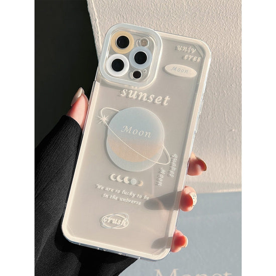 Cartoon planet design phone case